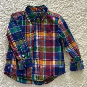 Colorful Plaid Kids Shirt